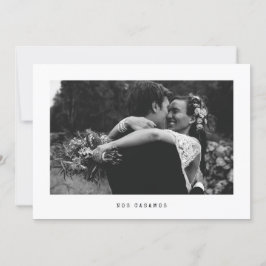 N. Casamos - foto boda anuncio Espanhol