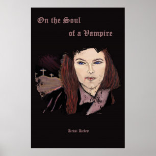 Na alma de um poster do vampiro