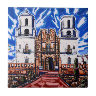 "Na Asas do Céu, San Xavier" Azulejo