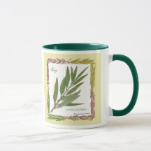 Na caneca da folha de louro do ~ do jardim