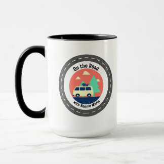 Na caneca de estrada para bebidas Café Chá ou Água