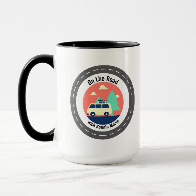 Na caneca de estrada para bebidas Café Chá ou Água (Esquerda)