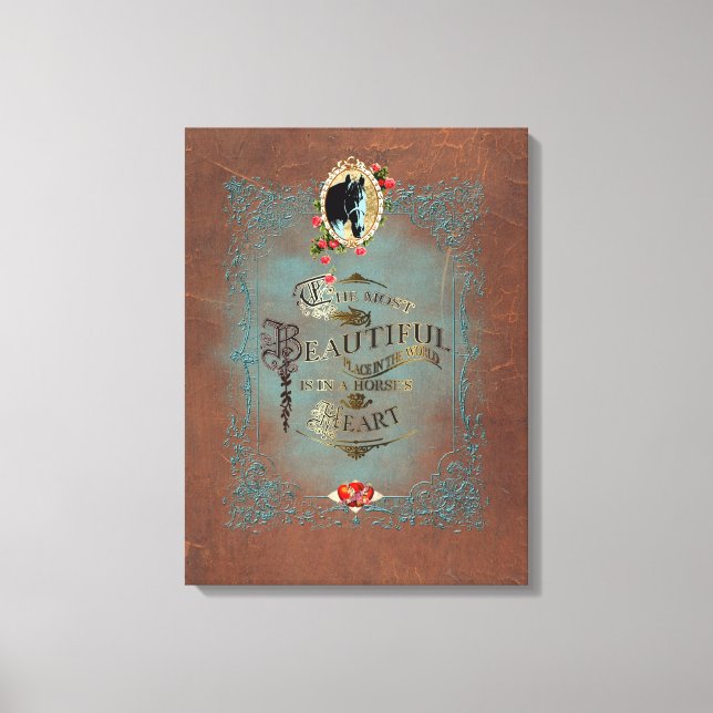 Na Canvas do Coração de Um Cavalo (Frente)
