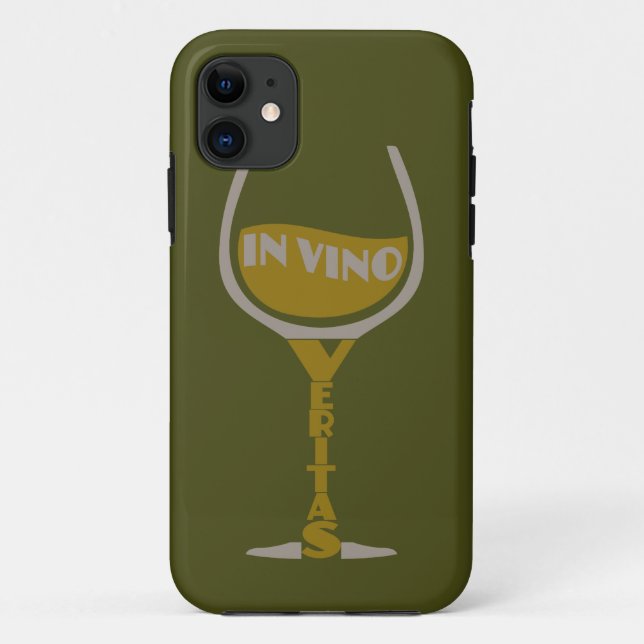 Na capas de iphone personalizada do Vino Veritas (Verso)