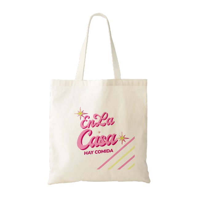 Na Casa Tem Comida Bolsa Tote | Mãe Latina Engraça (funny mexican tote bag,)