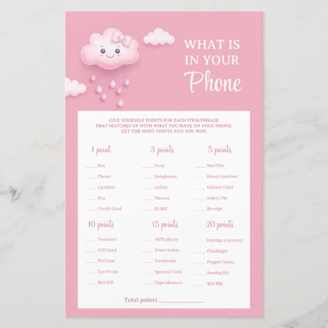 Na Cloud Nine, garota rosa O que há no seu jogo te (Frente)