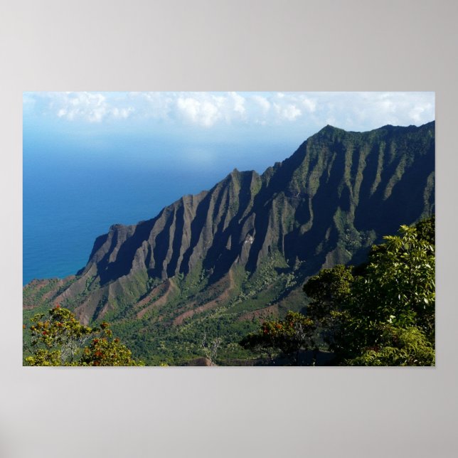 Na Costa Pali na poster Kauai (Frente)