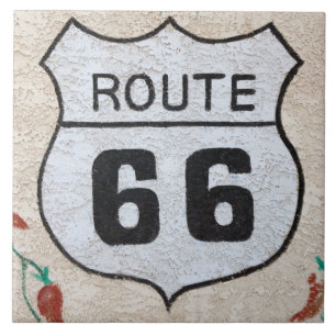NA, EUA, Arizona, Holbrook sinal de rua Route 66