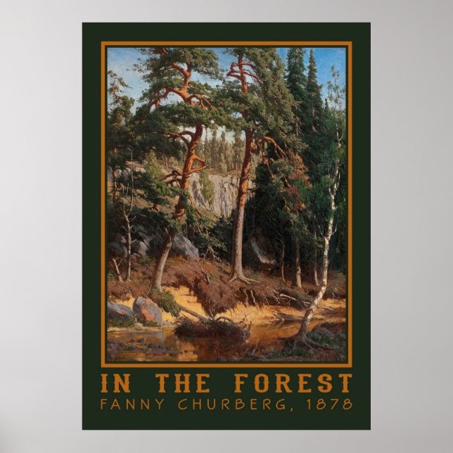 "Na Floresta", arte poster (Frente)