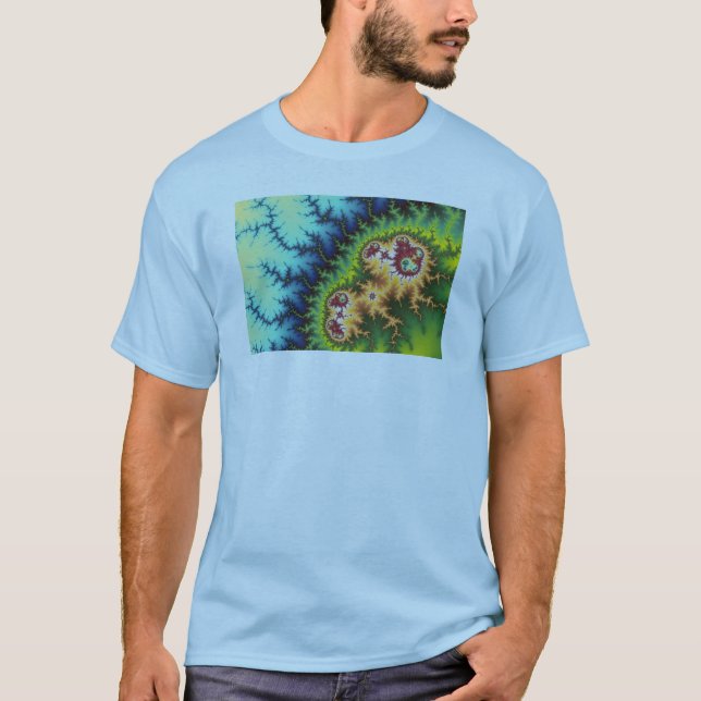 Na Floresta - Camiseta Fractal (Frente)