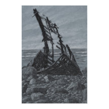 Na Impressão de desenho do arquivo costeiro