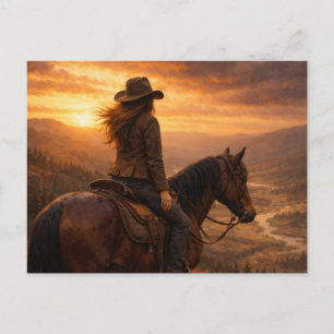 Na Luz   Arte de Cavalo   Cartão Postal