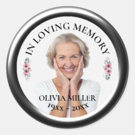 NA MEMÓRIA AMOR. Personalizar o adesivo de fotos