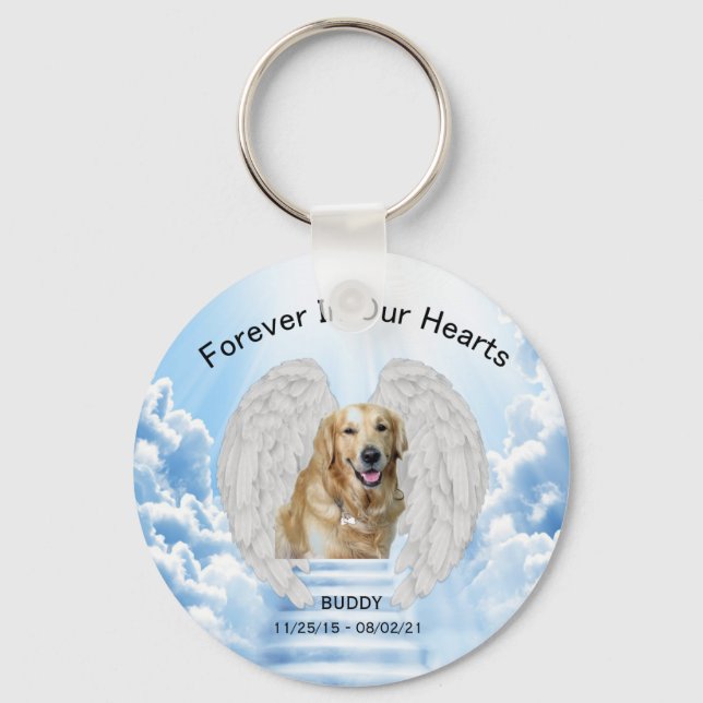 Na Memória Chaveiro Personalizada Para Pets (Frente)