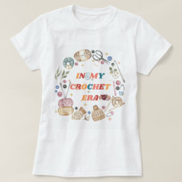 Na minha camisa da Era Crochet, CrAfter Mamãe Dom,