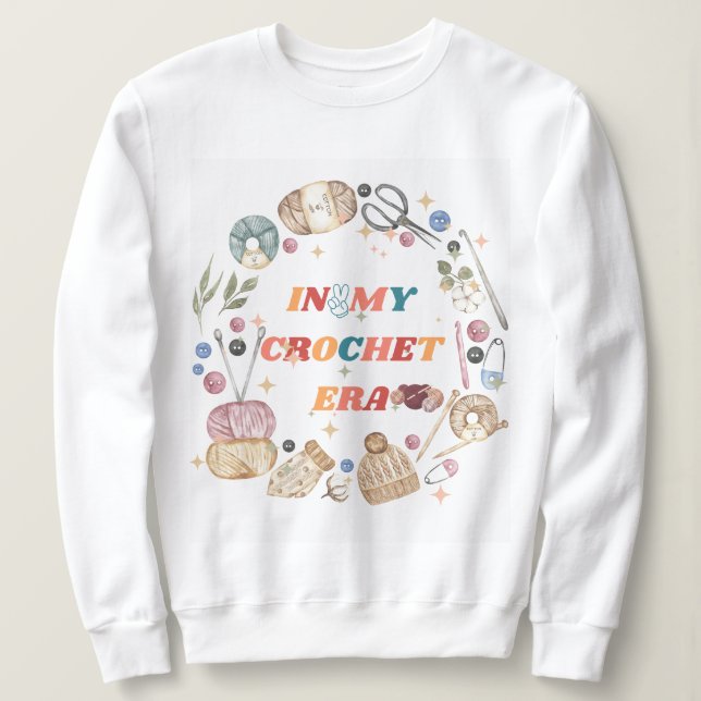 Na minha camisa da Era Crochet, CrAfter Mamãe Dom, (Frente do Design)