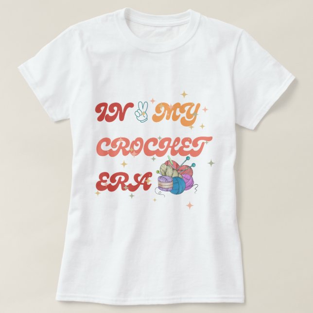 Na minha camisa da Era Crochet, CrAfter Mamãe Dom, (Frente do Design)