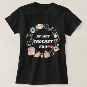 Na minha camisa da Era Crochet, CrAfter Mamãe Dom,