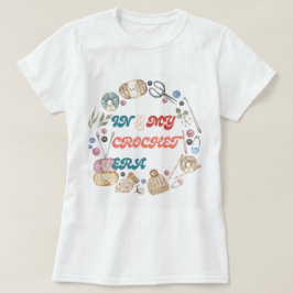 Na minha camisa da Era Crochet, CrAfter Mamãe Dom,