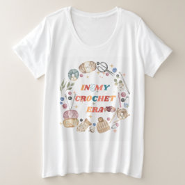 Na minha camisa da Era Crochet, CrAfter Mamãe Dom,