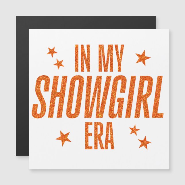 Na Minha Era Da Showgirl (Frente/Verso)
