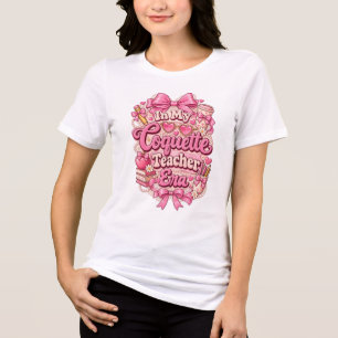 Na Minha Era de Professora Coquete Rosa Retro Groo