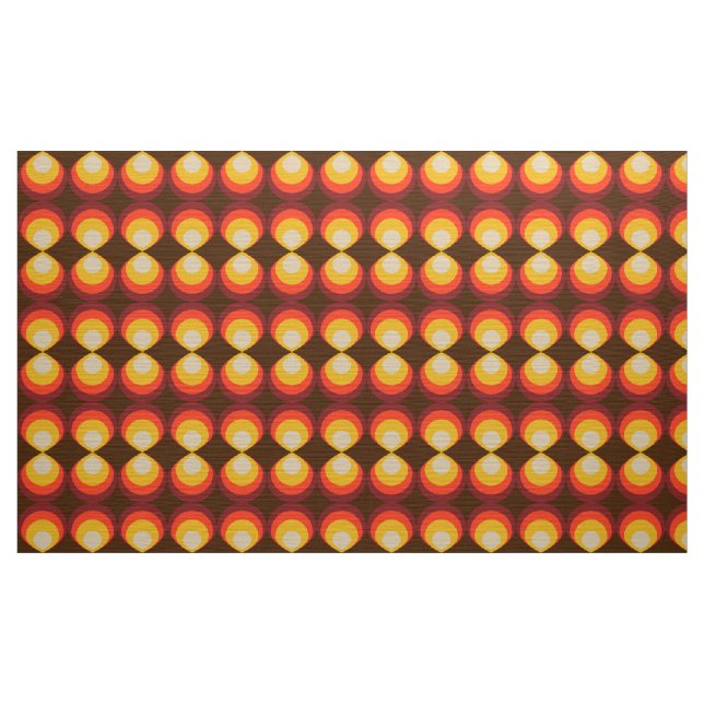 na moda 70s tecido do modelo retrô (Jarda)