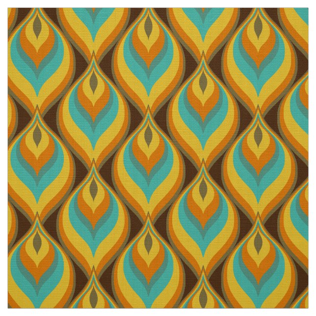 na moda 70s tecido do modelo retrô (Modelo)