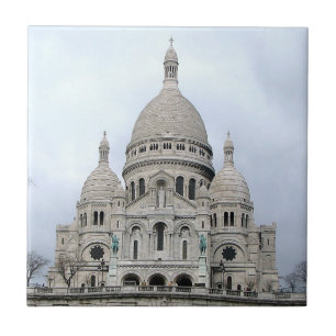 Na moda Azulejo com fotografia de Sacre Coeur de P
