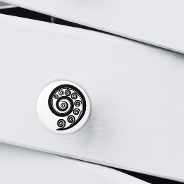 Na moda Black & White Fern Folha Inspirada