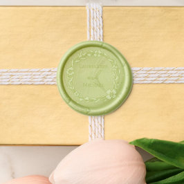 Na moda Bride Nomes de Folha quadro casamento