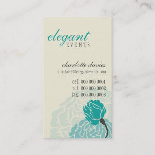 NA MODA CARTÃO DE VISITA elegante creme de rosa