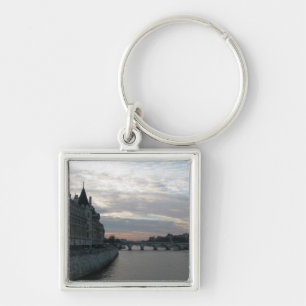 Na moda Chaveiro com belo pôr do sol em Paris