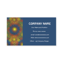 Na moda Dark Blue Cartão de visita