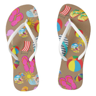 Na moda de Diversão de Praia de chinelos