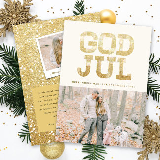 Na moda de Natal Feliz de Deus Jul Sueco