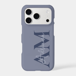 Na moda de Nome Personalizado do Monograma Mínimo