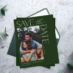 Na moda de Orçamento Foto do Modo de Chic Salve a<br><div class="desc">** SATIN PAPER É PAPEL FINO. ATUALIZE O PAPEL PARA OBTER UM PAPEL MAIS ESPESADO. TEM UMA OPÇÃO PARA ENVELOPES. *** Economize dinheiro em convites com este convite menor que tem uma opção para envelopes. Prepare seus convidados para o maravilhoso casamento com sua Foto de Na moda Chic. Quer uma...</div>