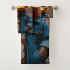 Na moda Duck na cidade toalha