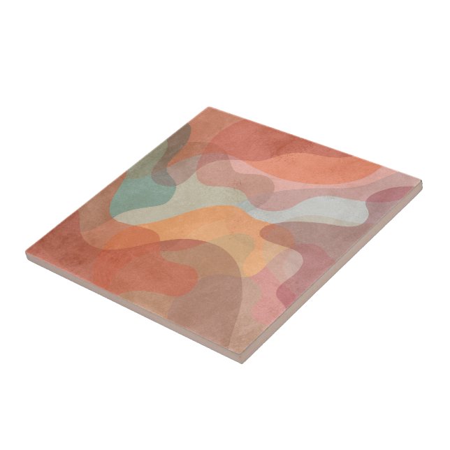 Na moda e padrão artístico colorido (Lateral)