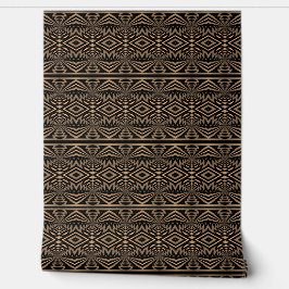 Na moda Elegante Retro Geométrico Deco Brown