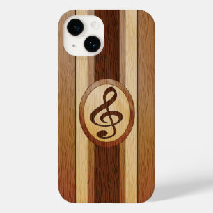Na moda Faux Wood Treble Clearing Inlay
