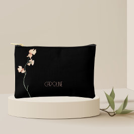 Na moda Floral de Boho Negro Elegante
