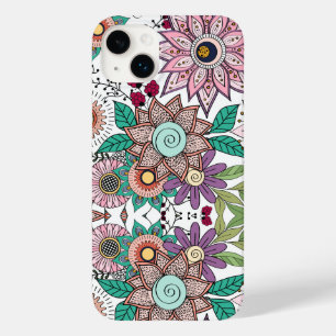 Na moda floral doodles vibrant design