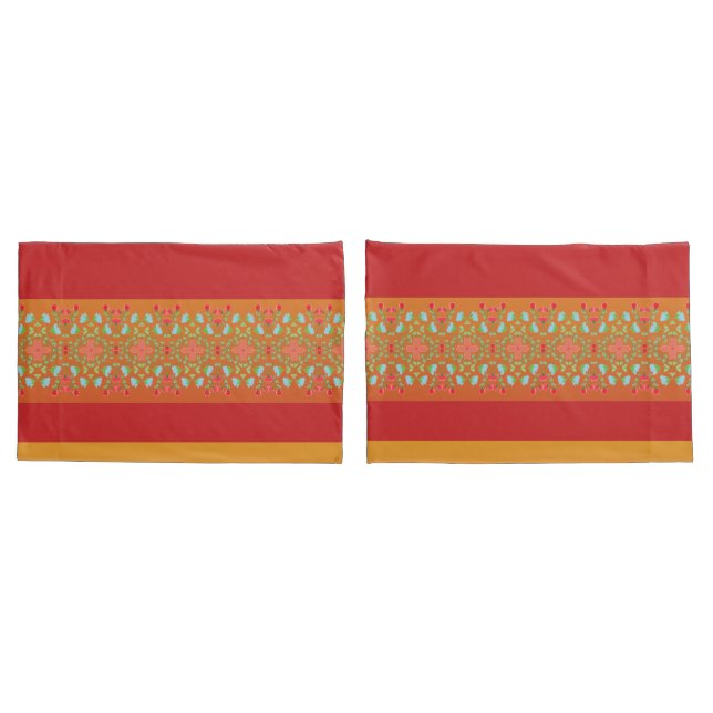 Na moda Floral E Stripe Acentos (Verso - conjunto)