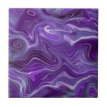 Na moda Funky Groovy Curvas Roxas Marble 4-6<br><div class="desc">Está querendo ser um pouco diferente e original? Este moderno azulejo cerâmico roxo, roxo, roxo, de impressão, é exatamente o que você precisa. Disponível em dois tamanhos 4, 25 x 4, 25 e 6 x 6 polegadas. Por favor, note que este é um impressão de cor plana e não é...</div>