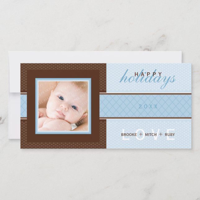 NA MODA HOLIDAY CARTÕES DE FOTOS: doçura 1 (Frente)