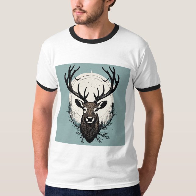 Na moda Impressão de Gráficos para Camisas de Neve (Frente)