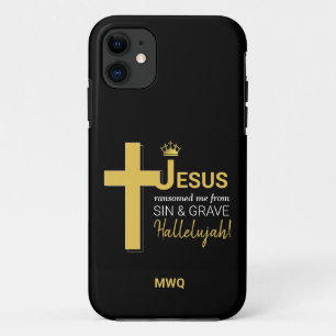 Na moda JESUS ANALISOU-ME capas de iphone cristã