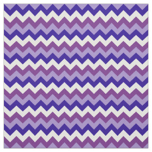 Na moda Mauve, Azul, Lavanda Tecido Chevron Branco